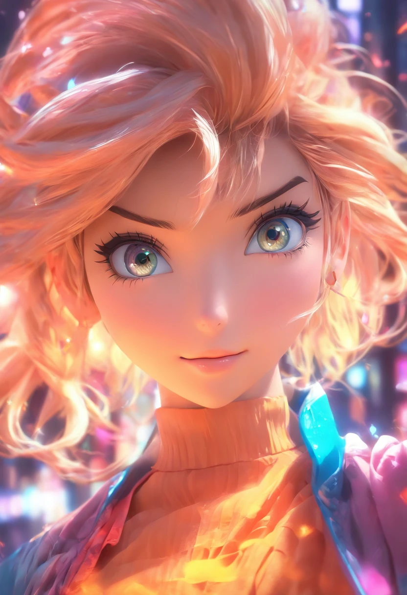 Anime - Stylistic image of a woman in a dress and a jacket, com fones de ouvido, olhando para frente, photorealistic anime girl rendering, Anime suave de arte CG, Estilo de anime 3D realista, Anime peito grande. soft lighting, Arte de anime realista, Arte Digital Anime, Arte Digital Anime detalhada, Estilo anime 4K, Advanced digital anime art, garotas de anime sedutoras, arte digital estilo anime, Estilo anime 3D, Hijabi