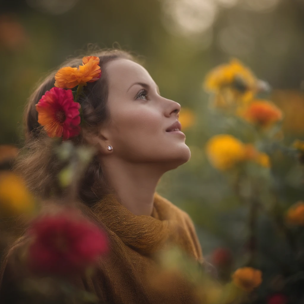 Era uma vez um campo florido, where all the rays of the rainbow met.
Ali, The flowers danced in the wind, offering its sweet nectar to all visitors.
com borboletas e abelhas