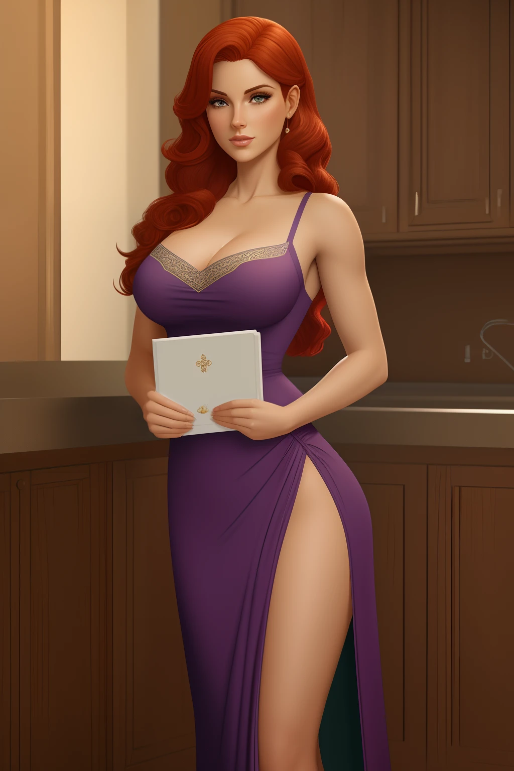 ((sfw))Arte similar Jonh Buscema,1garota,cabelo longo, ruiva,olhos verdes, university tutor, super realistic, middlebreasts, roupas conservadoras e elegantes, olhar sensual, sexy, 4k resolution, Lotes Cameltoe, lotes de dedo de camelo, Sentido Superior, red hair, roupas terno feminino, holding a presence book in your hands,she is standing,imponente e graciosa mulher