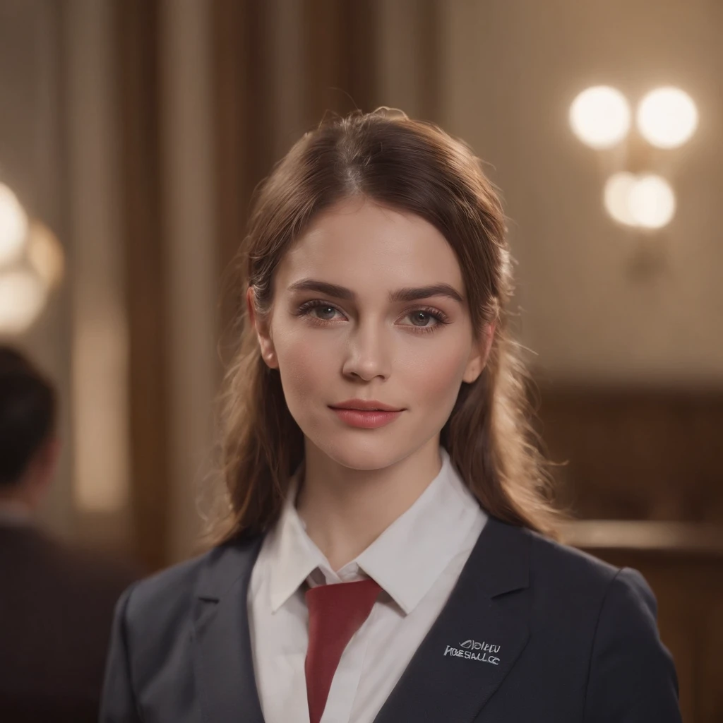 Femme de 25 ans, MILF, ((Dans la salle de classe)), ((Uniforme scolaire)), Photo brute, (photoreallistic: 1.37, Realstic), highly detailed unified CG 8K wallpapers, 1fille, (((corps parfait: 1.1)), (seins moyens: 1.2), Regarder le spectateur, (((straight from the front)))), (Skin HQ:1.2, peau brillante), 8K UHD, DSLR, softlighting, High quality, grain du film, Fujifilm XT3, ((corps entier: 0.8)), (professional lighting:1.4) ,