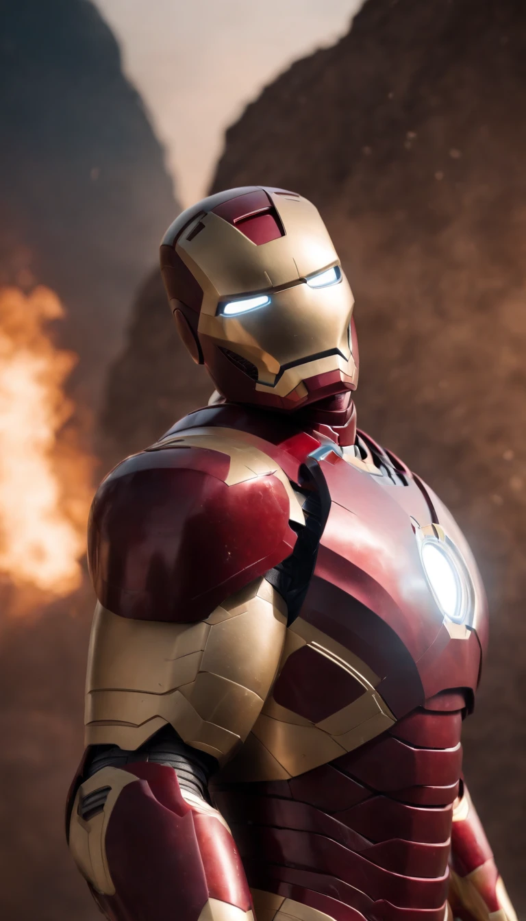 Iron Man Love Wonder Woman, romantic background.