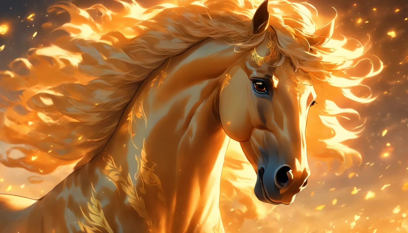 Homem de estilo antigo montado em um cavalo, cavalo galopante, Elegance in Motion, mystic atmosphere, Charme atemporal, side view, Golden Hour Light Facial Features