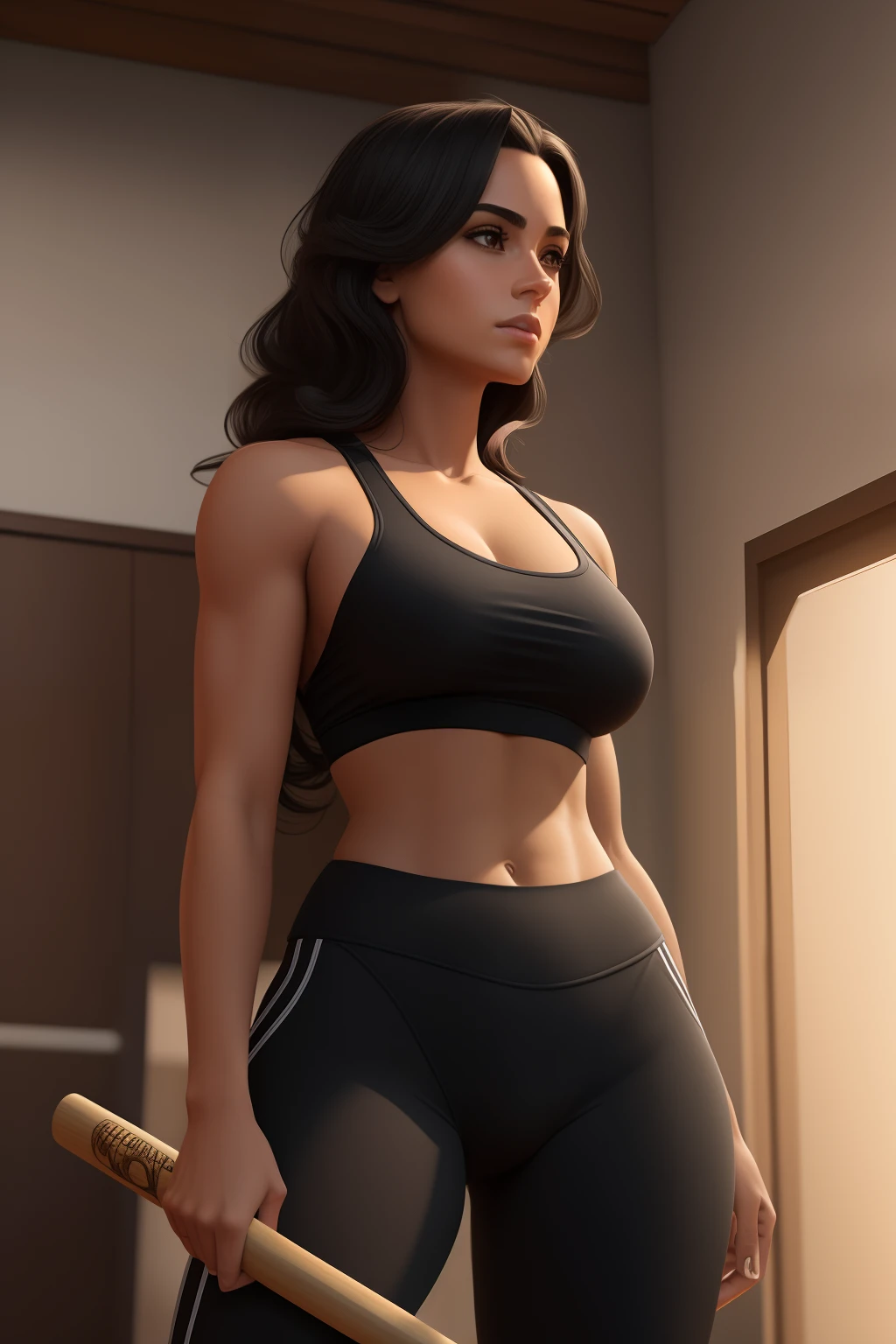 Fit Caucasian woman, in white bra, white high cut panties, doctor's office, photo realistic, intricate details