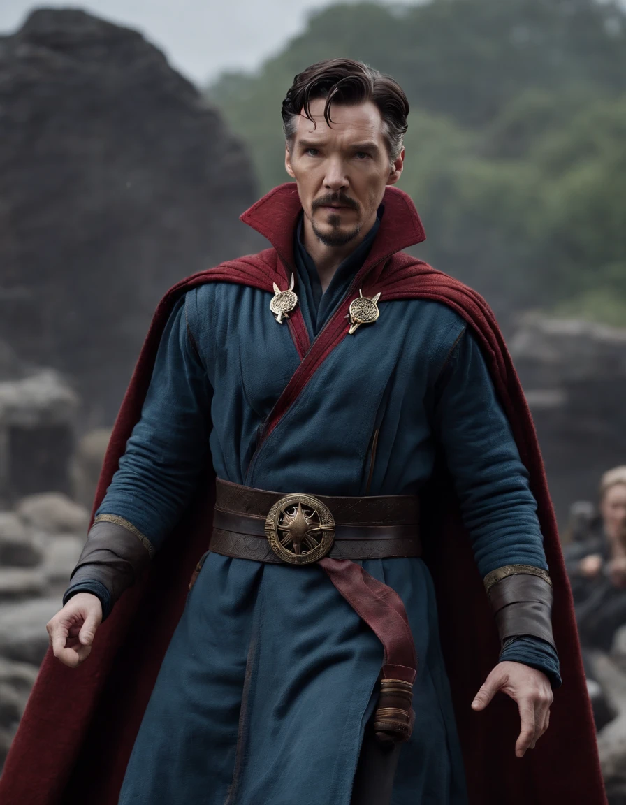 Dr Strange, battle pose