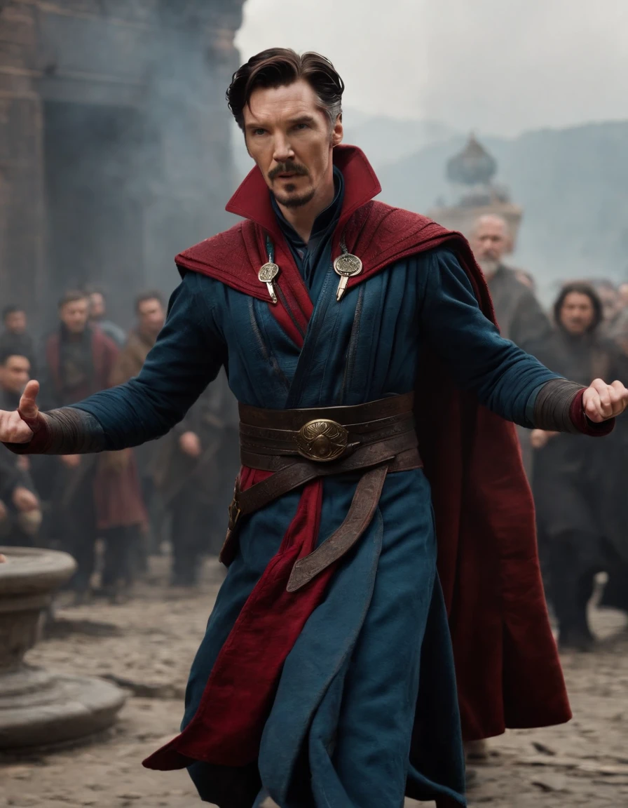 Dr Strange, battle pose