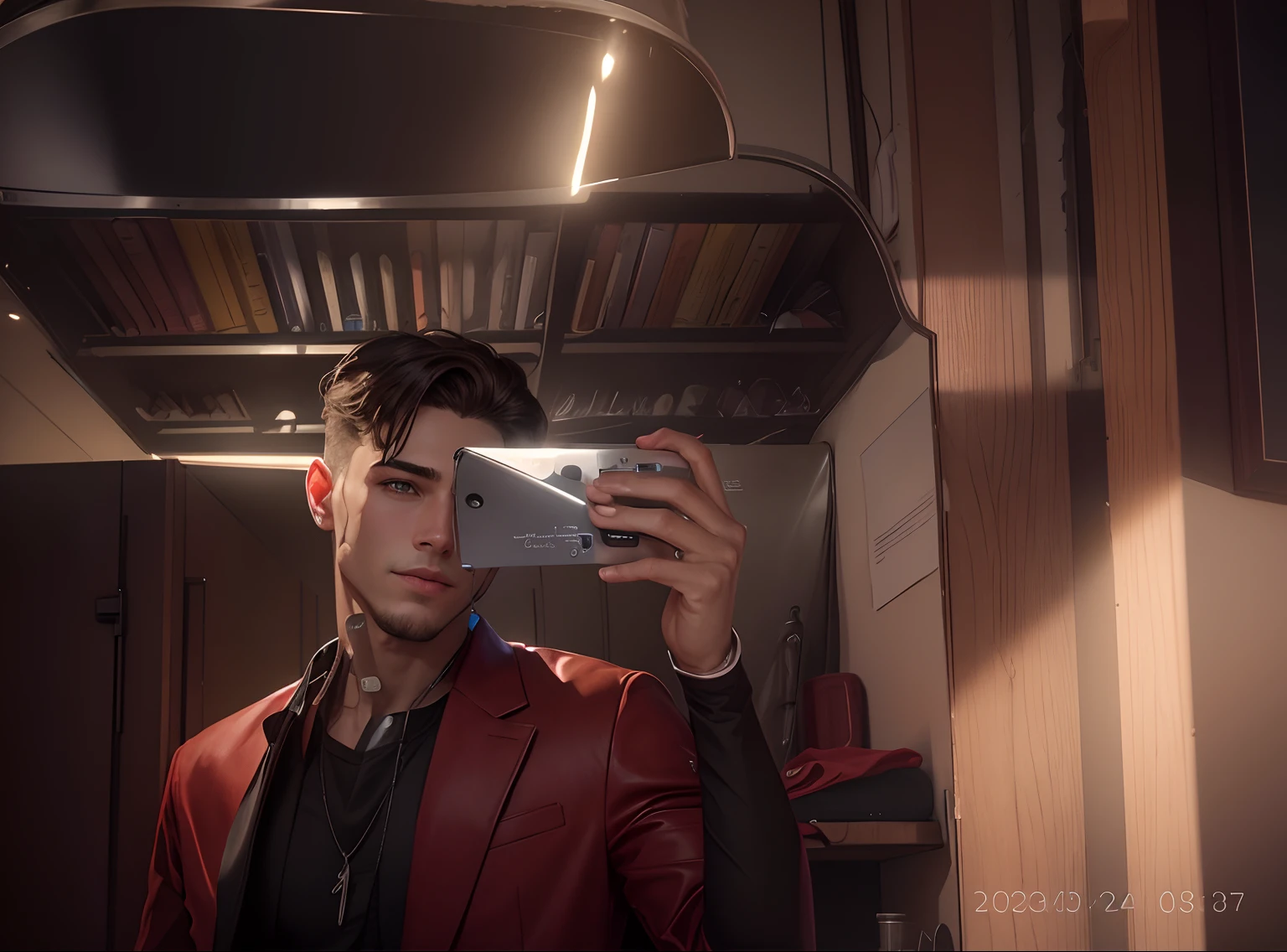 Good looking boy ultra realistic + v