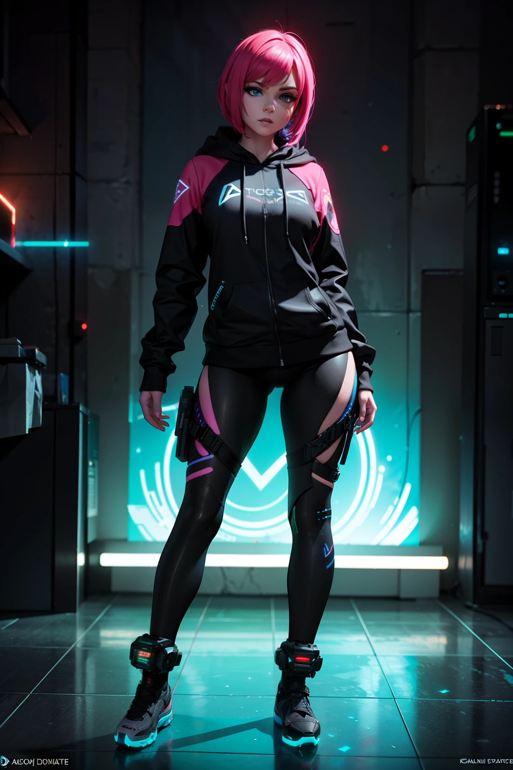 electric colors, astropunk::1,girl character design, lava glow, integrated art, 3d::1, autodesk maya, zbrush::1, Substance Painter, charlie bowater, glamour photography, close up, gareth pugh, hoodie