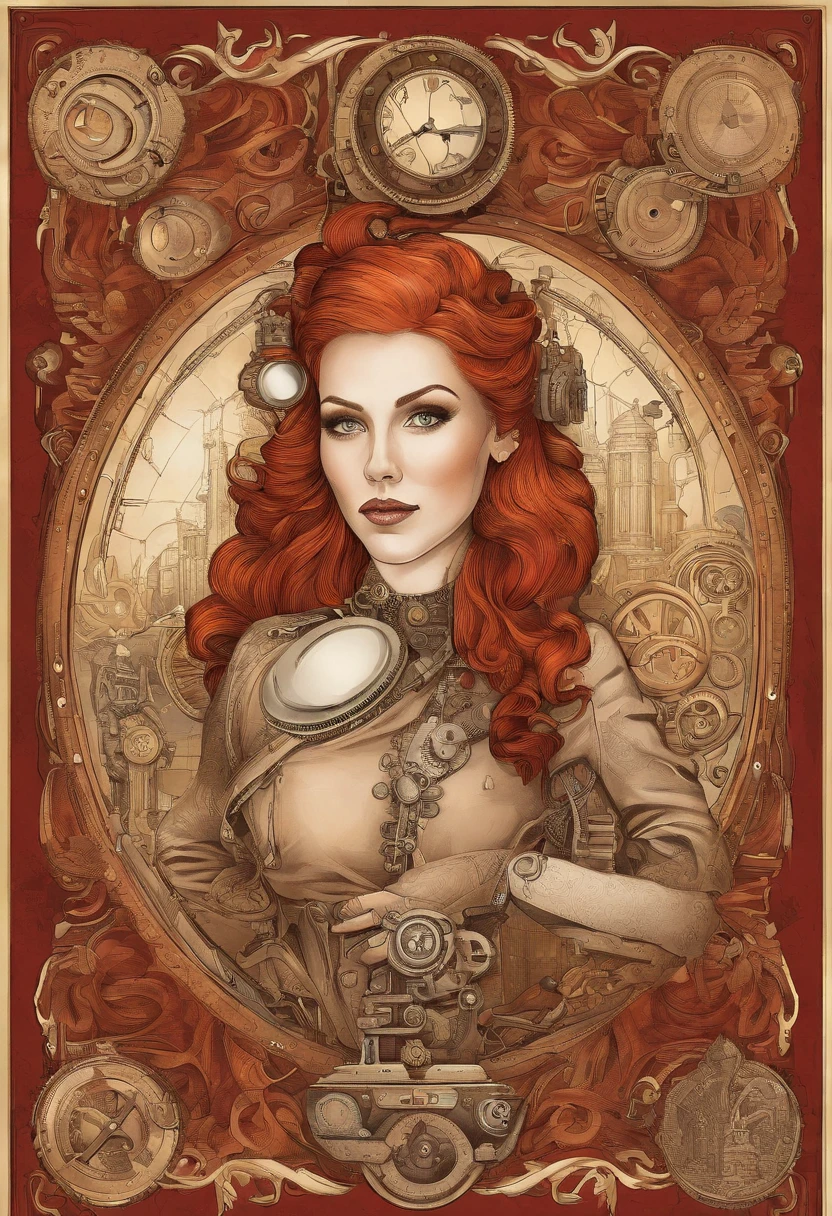 red-haired gamer girl