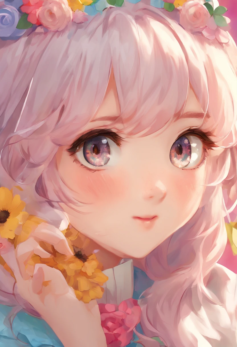 (best quality,4k,8k,highres,masterpiece:1.2),ultra-detailed,(realistic,photorealistic,photo-realistic:1.37),dark-toned lighting,portrait,Chubi,white hair,white eyes,detailed facial features,dark skin,artistic style,detailed brush strokes,contrasting colors,vivid expression,subtle textures,impeccable rendering,impressive shading,exquisite attention to detail,masterful use of light and shadows,mesmerizing gaze,gentle smile,charming personality,striking contrast between light and dark,dreamlike ambiance.