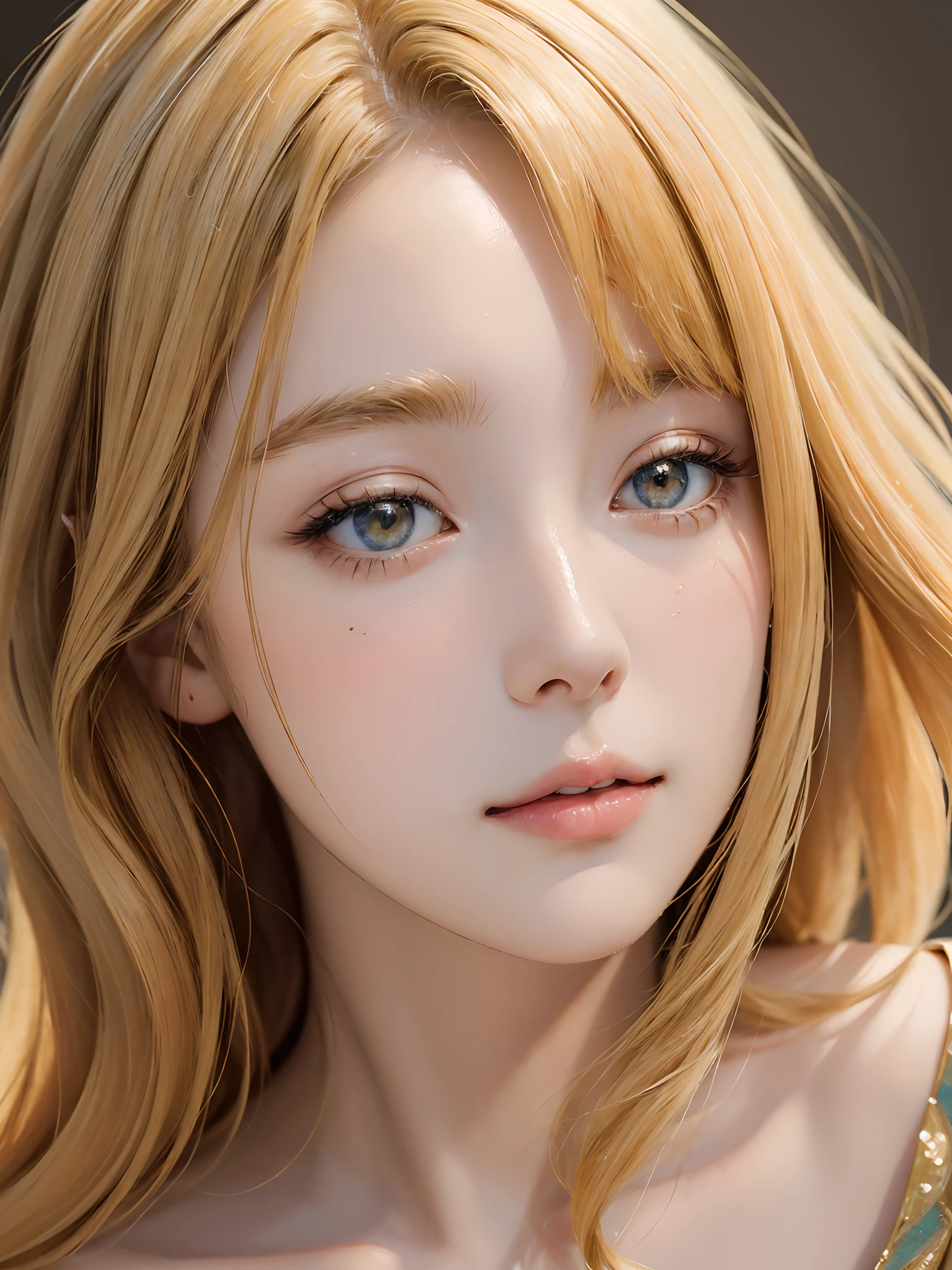 Masterpiece, top quality, very delicate and beautiful girl, very delicate and beautiful, world masterpiece theater, super definition, top quality, blonde, high res, very elaborate, girl, top quality, illustration, look at the viewer people, impasto, canvas, oil painting, realism, realistic