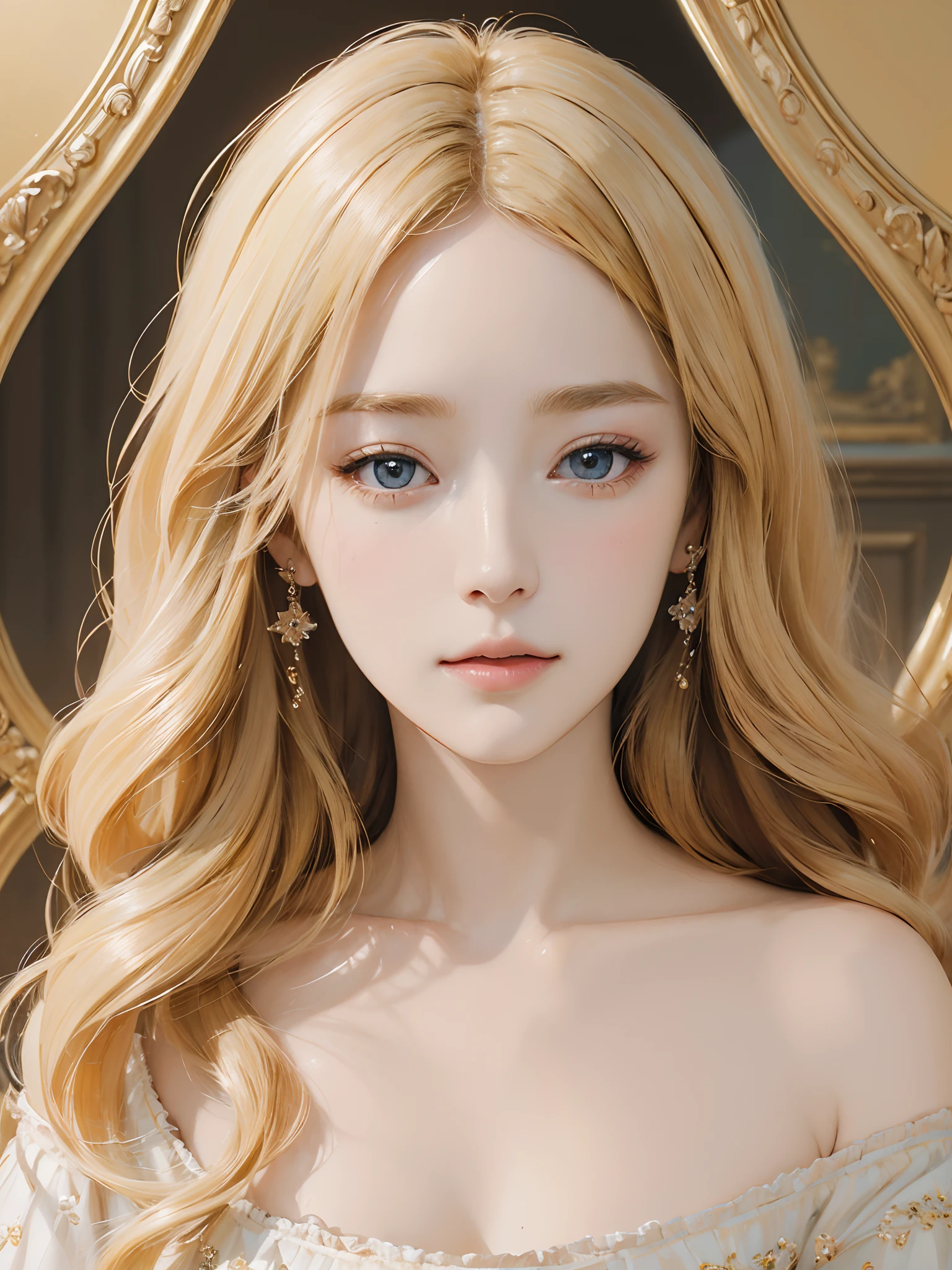 Masterpiece, top quality, very delicate and beautiful girl, very delicate and beautiful, world masterpiece theater, super definition, top quality, blonde, high res, very elaborate, girl, top quality, illustration, look at the viewer people, impasto, canvas, oil painting, realism, realistic