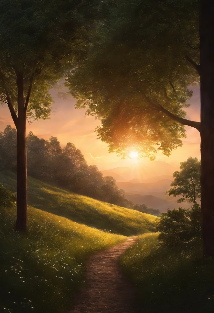 Paisaje, verano, Noche, bosque, fogata en un solo lugar, Emasculado, nadie, cielo estrellado, Detalle HD, Ultra detalle, movie, Hiperrealismo, Luz suave, Bokeh de enfoque profundo, Trazado de rayos, Hiperrealismo. , pixiv Gwise Art Station, Makoto Shinkai, Arte Germen, hombre sexy