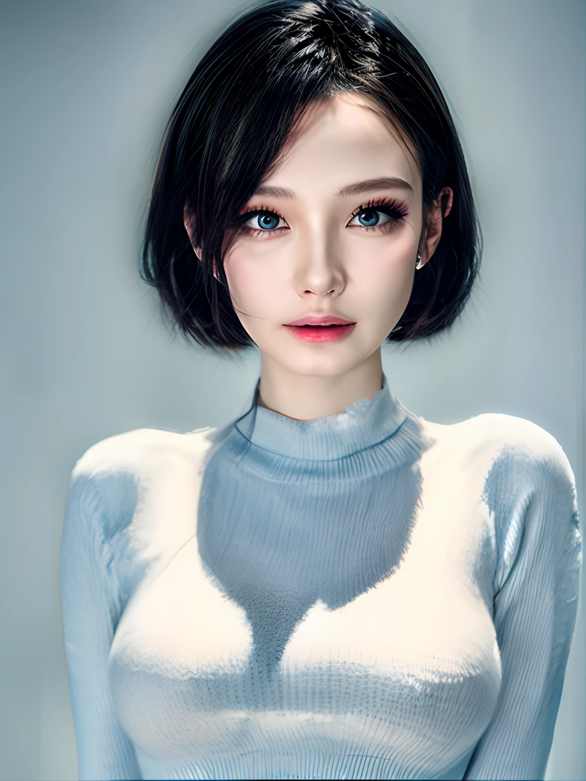 Make it to a realistic person in UHD 8K