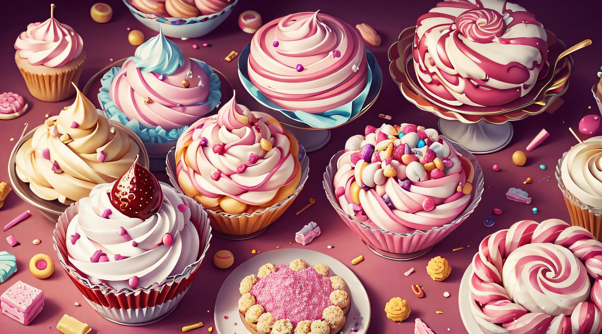 A lot of sweets