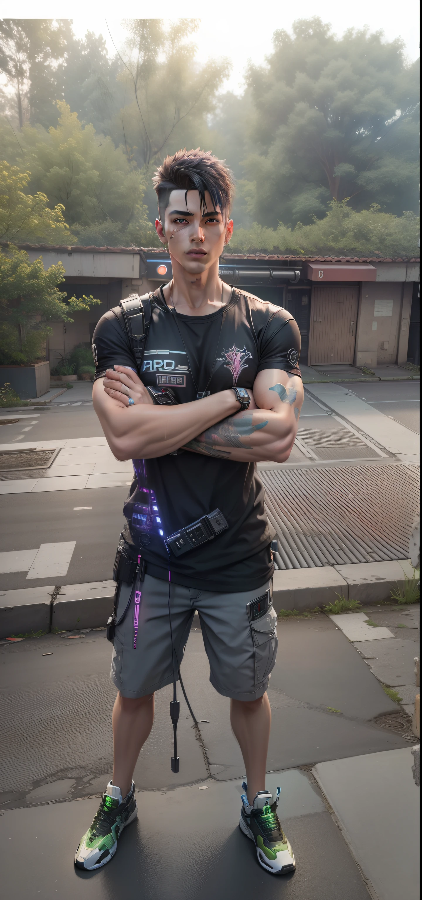 cyberpunk,smartboy,lighting realistic background,8k,u4