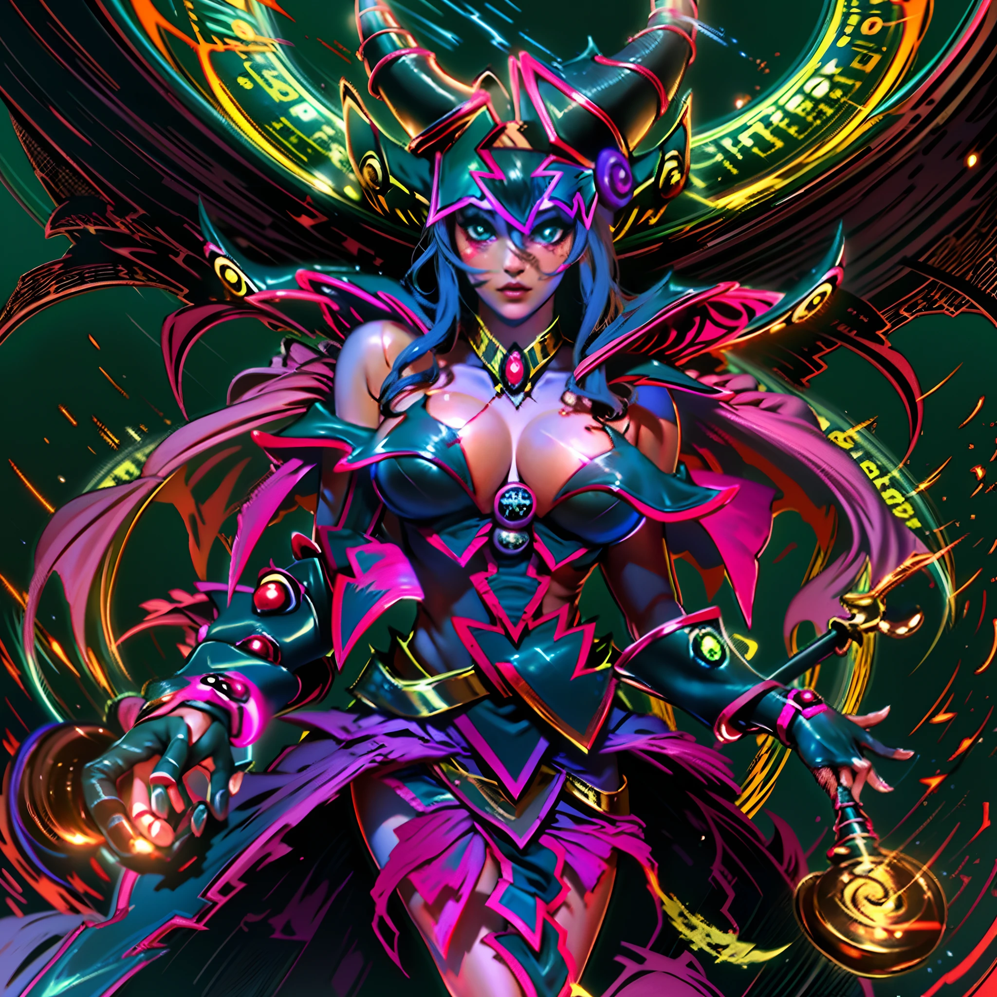 Dark magician girl succubus version (Obra maestra, Calidad superior, La mejor calidad, Arte Oficial, beautiful and aesthetic:1.2), (1 hermosa sexy dark magician girl ((Succubus demon)) usar joyas corporales detalladas), (dynamic pose), Disparo de vaquero, extremadamente detallado, (Arte fractal:1.3), De color, Highest detail, (( desnudo)) ((cinematic lighting)) Dark magician girl sexy succubus version