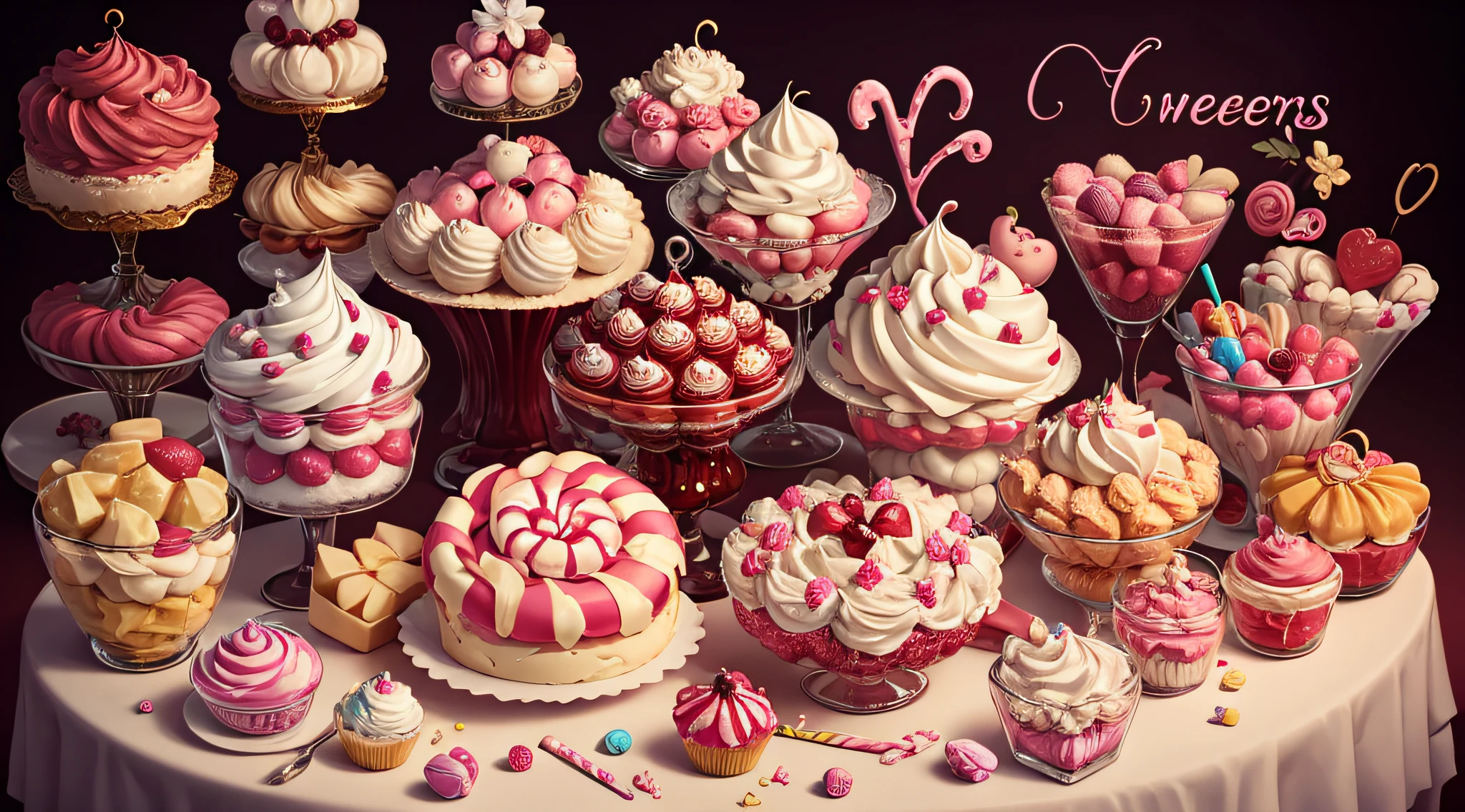 A lot of sweets