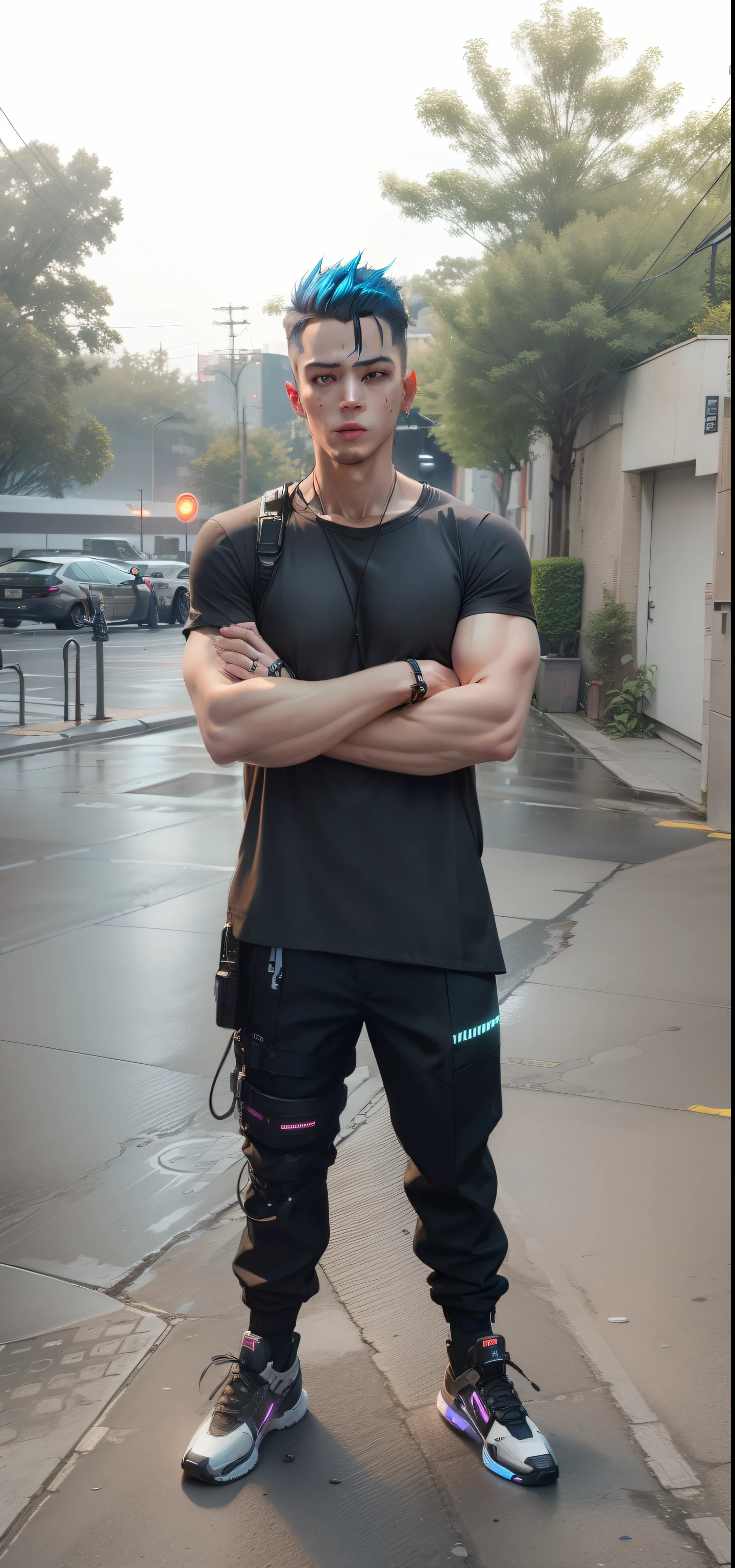 cyberpunk,smartboy,lighting realistic background,8k,v4,wite,shose