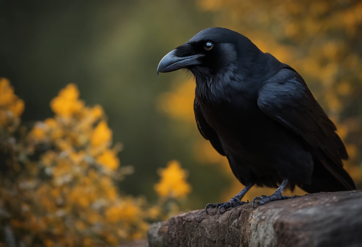 Describe the Raven's expression of excitement and hope when the Monk proposes to grant him a favor through his mantra.