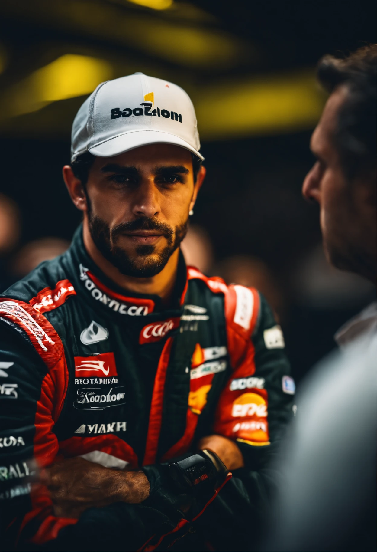 Brazilian Man Formula 1 Driver, 25 anos, prize in hand