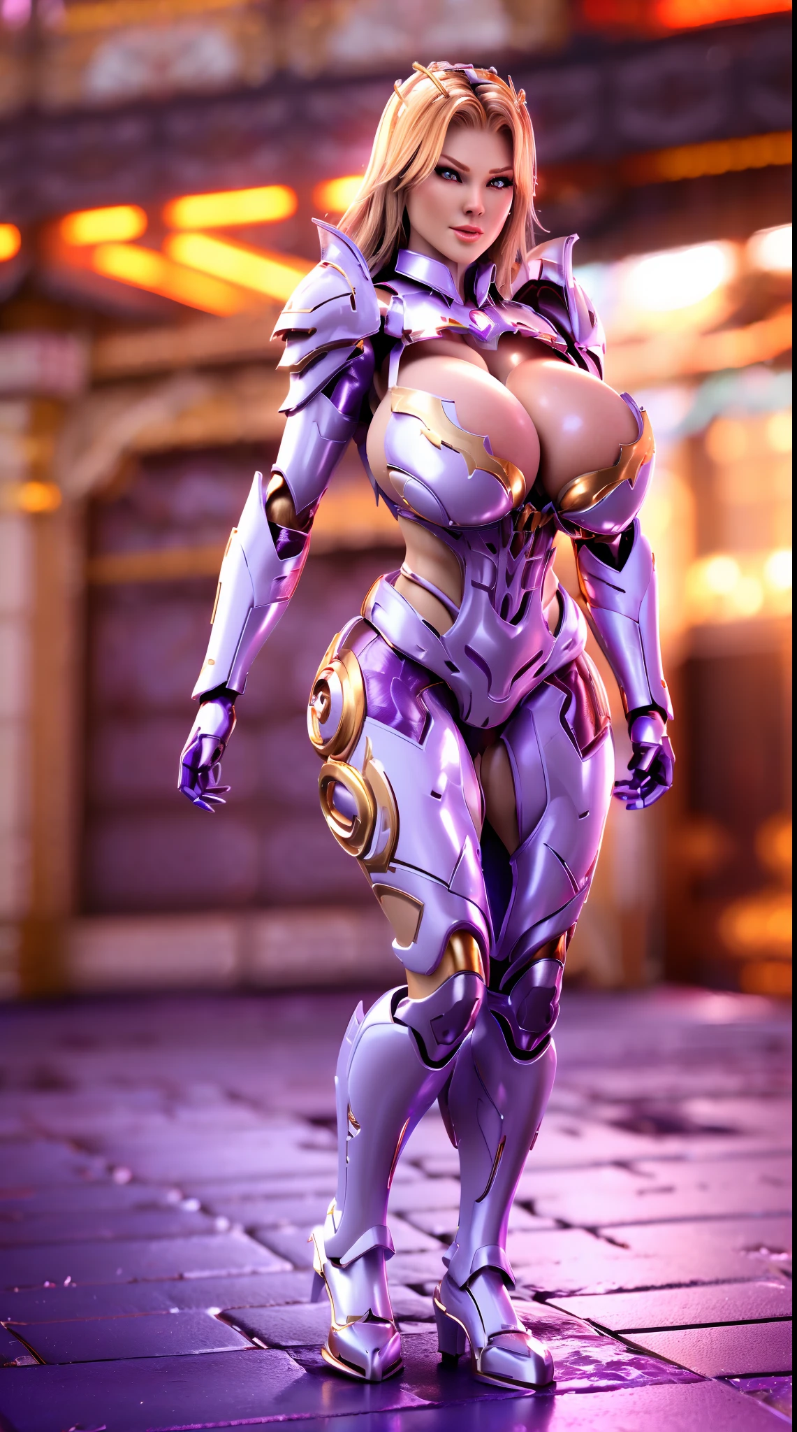 A WOMAN, BEAUTIFULL FACE, (WHITE, GOLD, PURPLE:1.1), (SEXY RED LIBS:1), (BEAUTY MAKEUP:1), (SHINY BODYSKIN:1.2), (HUGE BOOBS), (FULL BODY:1.3), (DRAGON HEAD:1), (SILVER DRAGON MECHA ARMOR SUIT:1.1), (CROP TOP:1), (CLEAVAGE:1.3), TRANSPARANT, TALL LEGS, STANDING, SEXY BODY, (MUSCLE ABS:1.3).