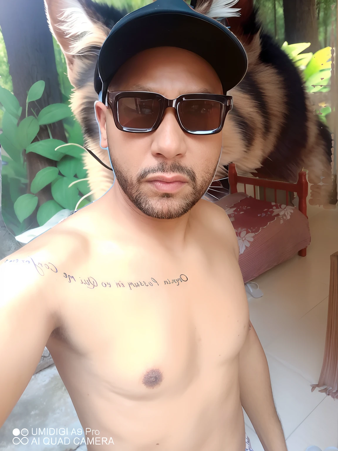 transforme o fundo dessa imagem num ambiente de natureza ultra realista