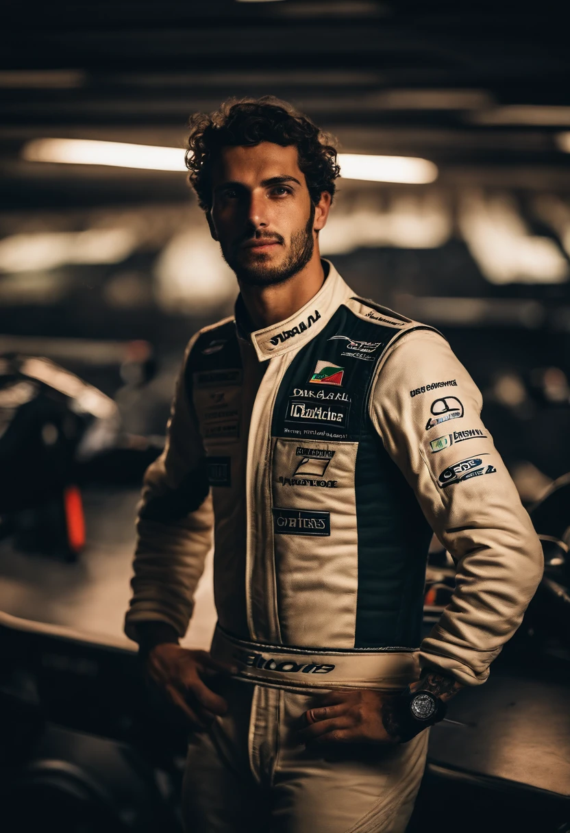 Man Formula 1 Driver, brasileiro, 25 anos, Tatuagens, sorrindo pra foto