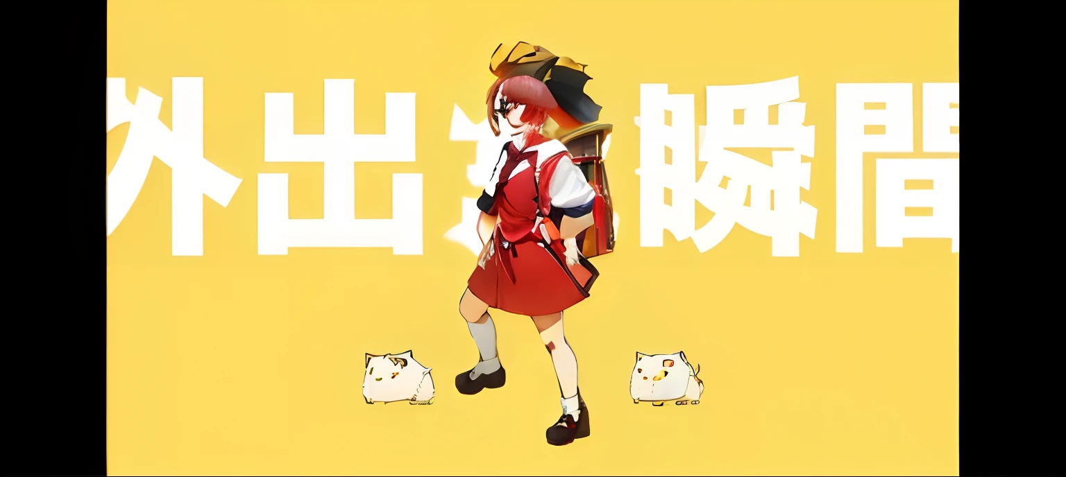 Arima-Kana, Pose, Red hair, Short hair, red eyes
