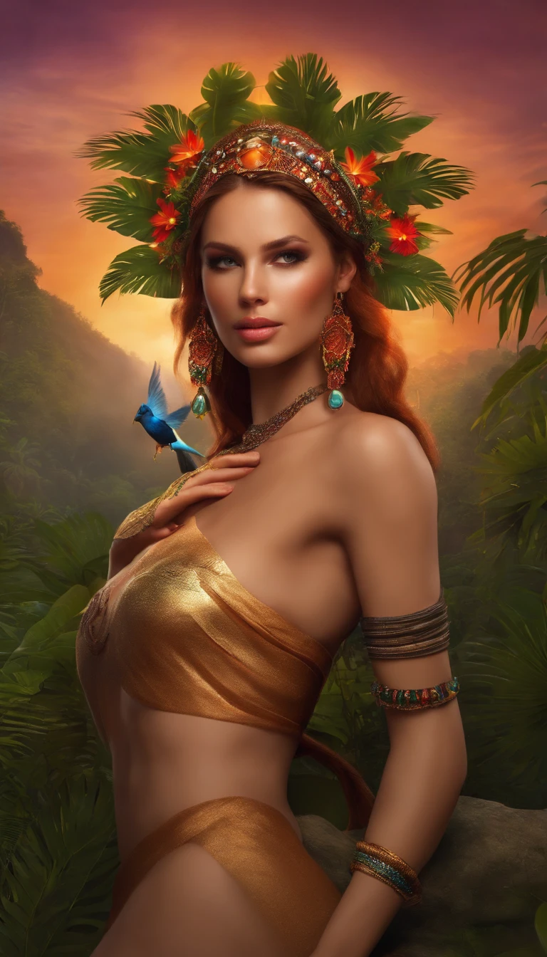 fun, man , realistic, sexy, hot, hd quality, perfect, bindi, head dress, colorful, , hell fire, glow, fire, , GLOW, GLOW, GLOW, fairy, birds, cats, jungle, breasts, naked, fantasy, cyber, , naked man, handsome, , 4k, visually stunning