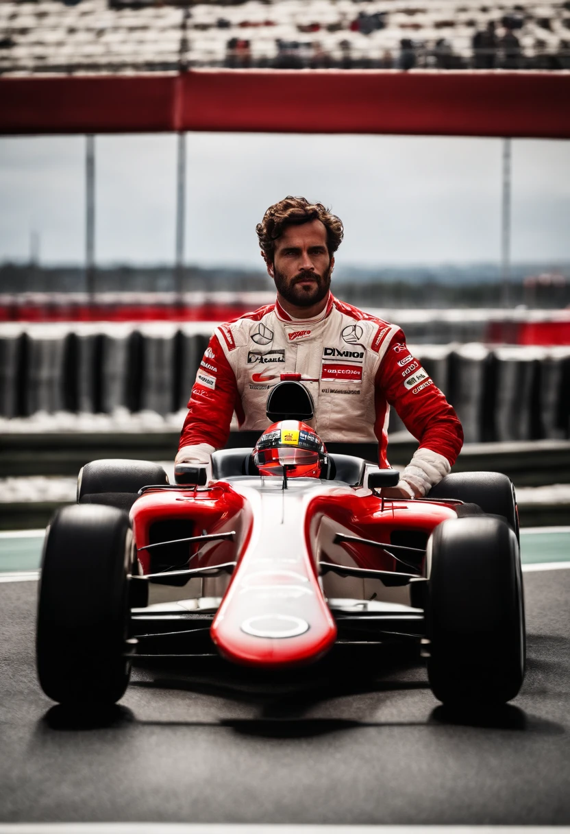 Man Formula 1 Driver, Dutch, cabelo ruivo, cabelo vermelho, cabelo vermelho, ruivo