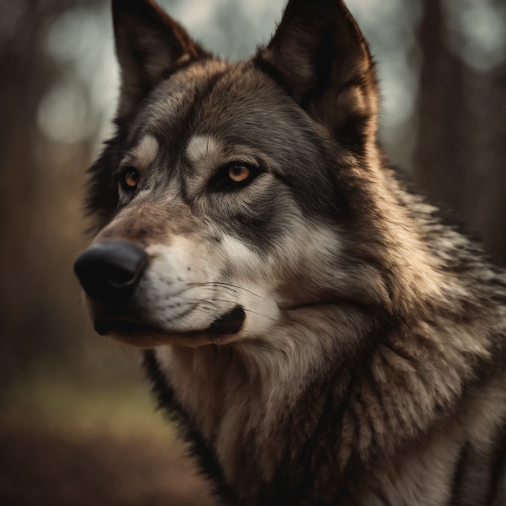 a wolf's paw print