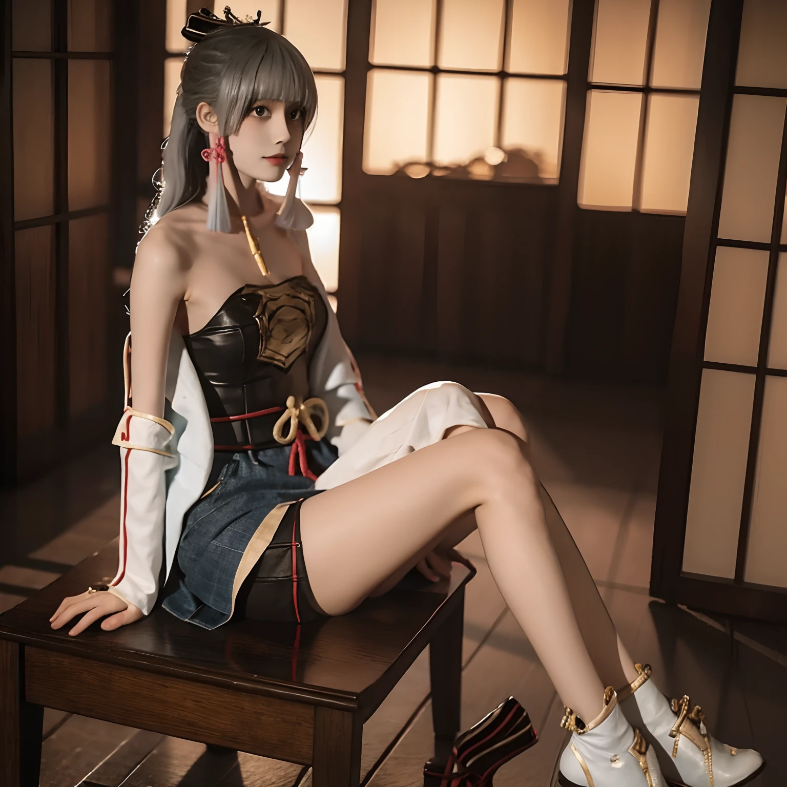 flatchest,bare-legged
