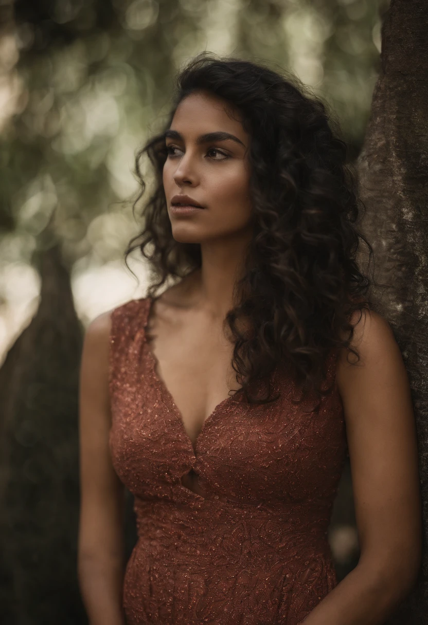 Mulher branca de olhos azuis sem roupa com as pernas abertas sentada
