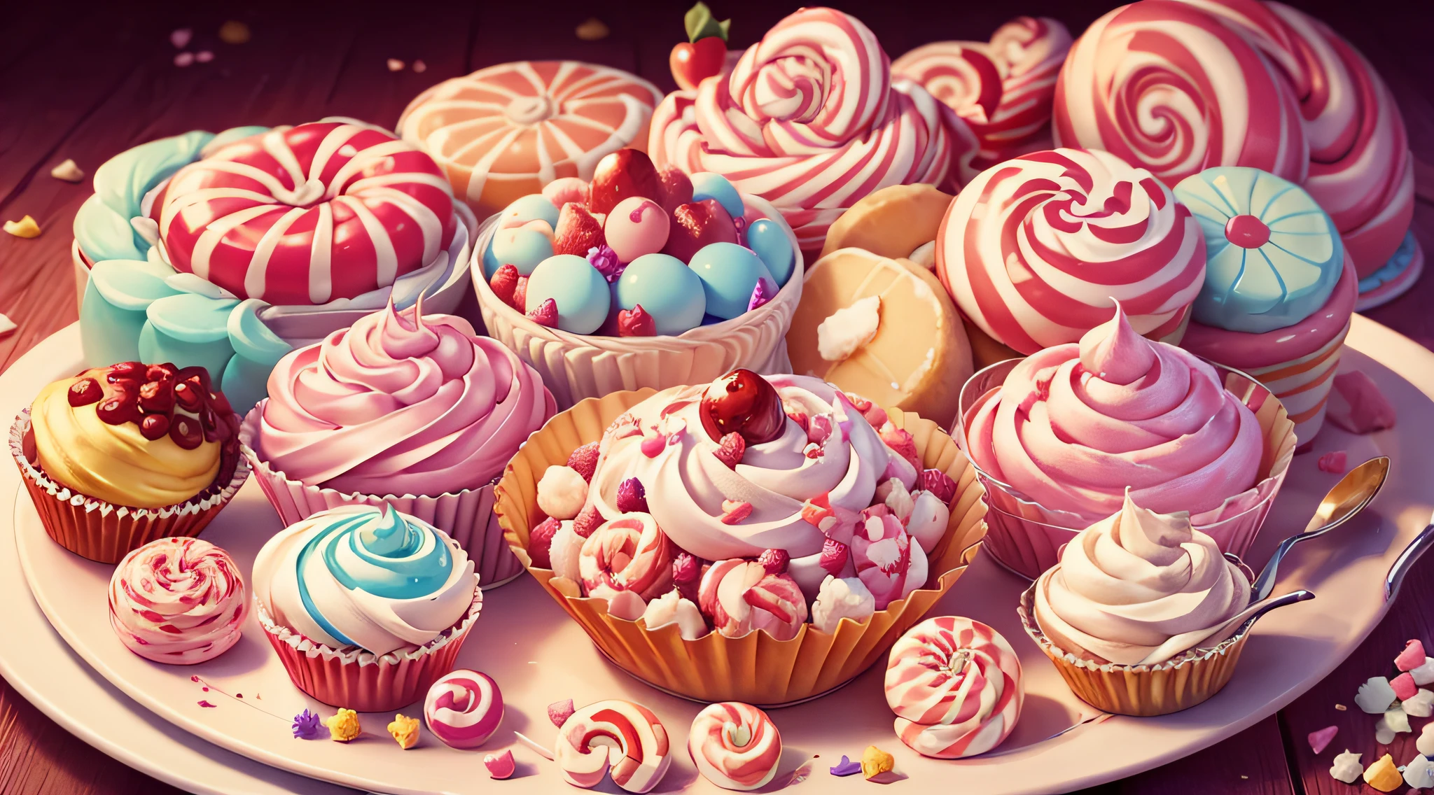 A lot of sweets