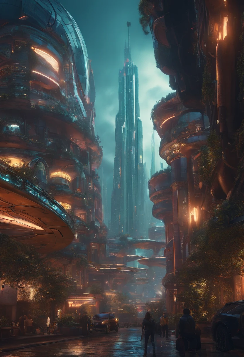 The city of the future,Mechanical punk