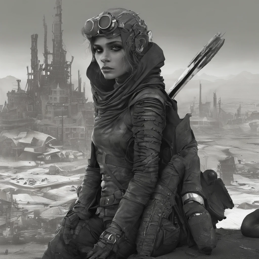 highres, masterpiece, perfect lighting, bloom, cinematic lighting, adult, female, looking off camera, cowboy shot, dynamic action pose, edgMechagirl, wearing edgMechaGirl cyber armor, intricate exoskeleton armor, pink glowing accents, blunt bangs, black hair:pink hair, messy mid ponytail, green eyes, thick eyebrows, freckles, full lips, futuristic cityscape, dystopian landscape, sprawling metropolis, distant planet, in style  <lora:Dariusz_Zawadzki_ArtStyle:0.85>