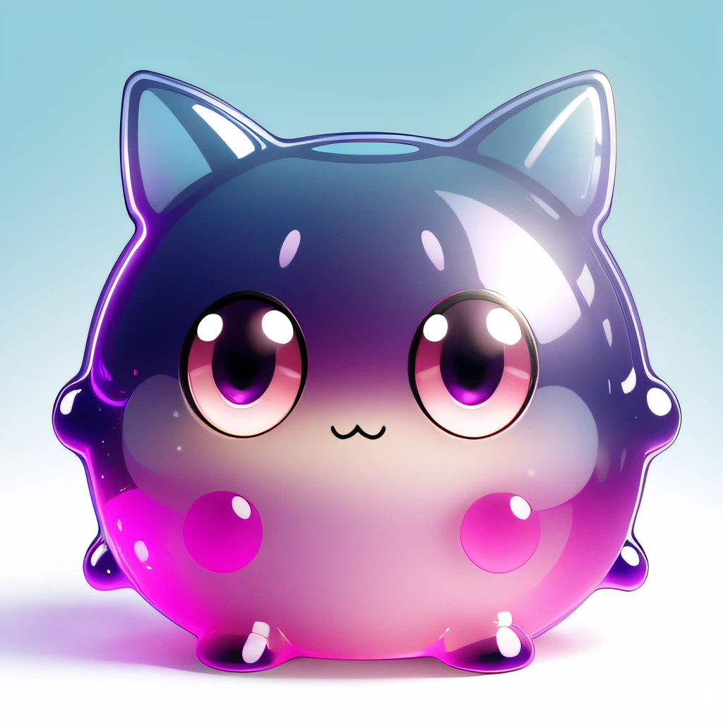 Jelly Monster, Chibi, High Definition, 4K resolution, creature、catss