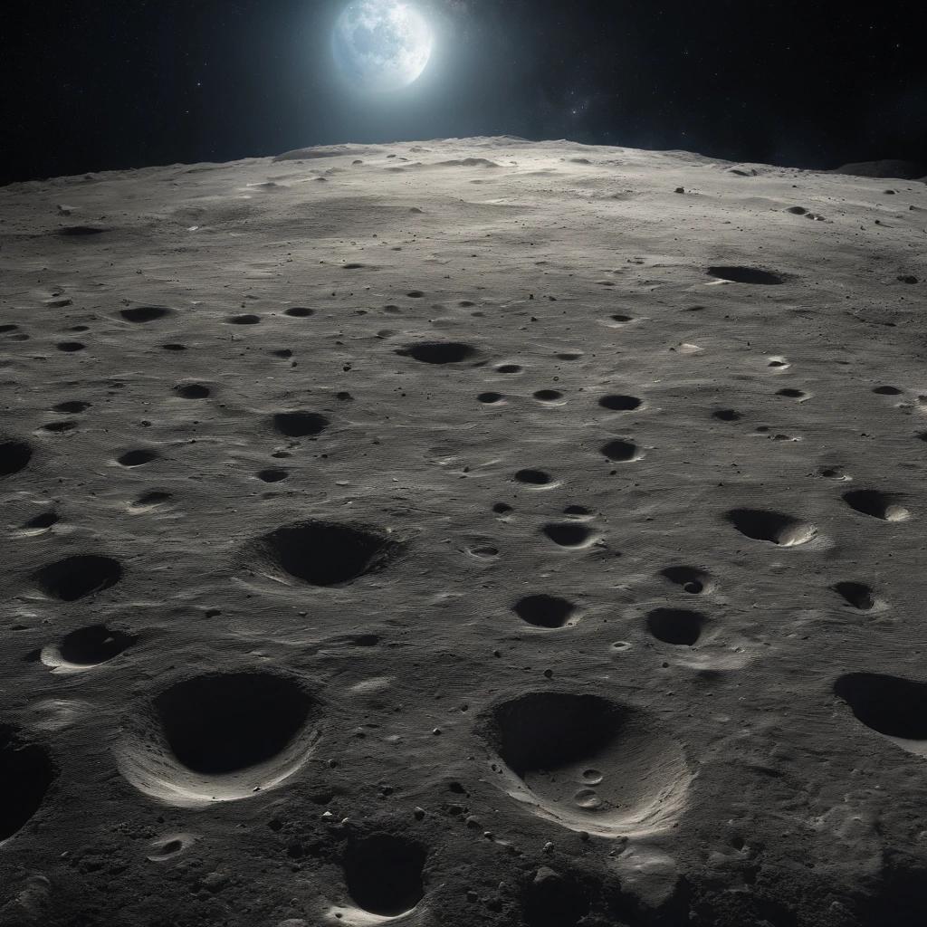Master Parts、Superior Quality、superior image quality、The 8k quality、Beautiful pictures of the starry sky、magnifica、Arched Milky Way:1.25、Alafed view of Earth from the lunar surface:1.9, Lunar surface, space photo, on the moon, moon background, moon background, on the moon, Lunar soil, space photo, moonscape, Focus on the Moon, On Moon, Numerous craters, Huge Earth in the Sky