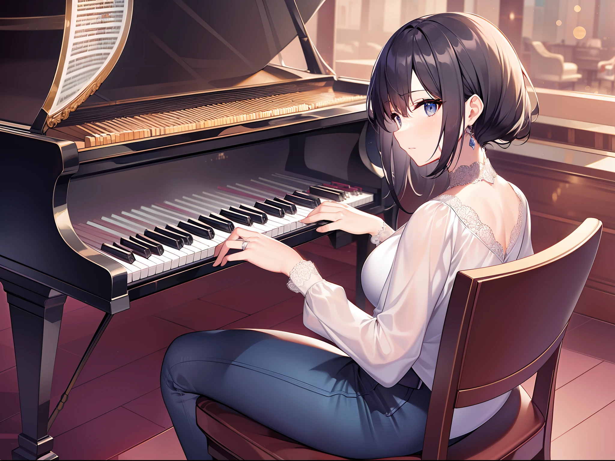Outrageous resolution、​masterpiece++、top-quality++、ultra-definition++、ultra-definition++、4k++、8k++、from side、（Background Focus）++、（（1）））+++Woman in clothes celebrates mature pianist sitting in piano chair and playing grand piano at concert venue destroying city、Mature woman pianist rune sitting on piano chair and playing grand piano at concert venue、Mature woman pianist magic sitting on piano chair and playing grand piano at concert venue、Mature woman pianist sitting on piano chair and playing grand piano at concert venue flying above、Mature pianist married woman sitting on piano chair and playing grand piano at concert venue、President of mature woman pianist sitting on a piano chair and playing a grand piano at a concert venue、Detailed contemporary art、Contemporary Art Style、BreakMature pianist witch sitting on piano chair and playing grand piano in beautiful modern concert venue、Mature female pianist college student sitting on piano chair and playing grand piano at concert venue、Contemporary Art Behans、Mature female pianist high school student sitting on piano chair and playing grand piano at concert venue、Mature pianist female jie sitting on piano chair and playing grand piano in beautiful concert venue、Mature woman pianist sitting on piano chair and playing grand piano in shiny floating concert venue、Mature woman pianist sitting on piano chair and playing grand piano at concert venue、 Mature woman pianist sparks sitting in piano chair and playing grand piano in dazzling concert venue、Mature woman pianist chain sitting on piano chair and playing grand piano at concert venue、Mature woman pianist sitting on piano chair and playing grand piano at concert venue、Mature woman pianist sitting on piano chair and playing grand piano at concert venue hair blowing、Blake Modern Beautiful、Mature woman pianist sitting on piano chair and playing grand piano at concert venue、Detailed clothing、Mischievous aura、Bewitching face、tall body、Mature body、seductive body、爆乳、detailed beaut