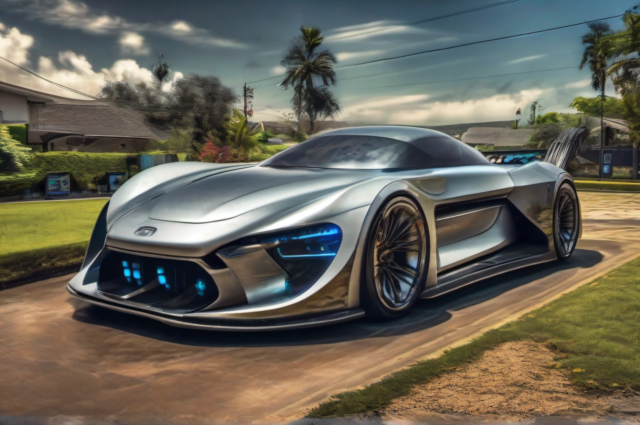 Future alien super sports car, greebles. Professional photography. HDr Ultra HD 32k. --AR 16:9, --v 5.2, --s 1000, -- seed 777