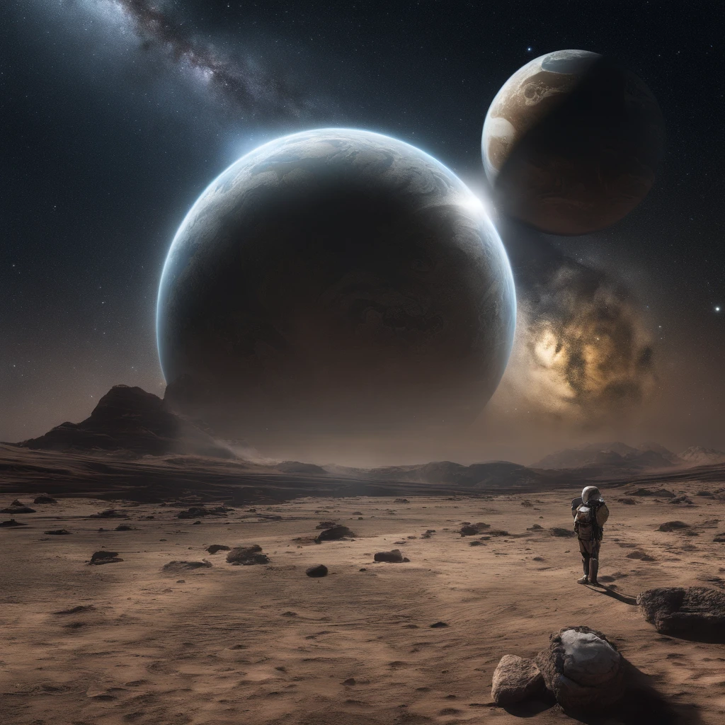 (best quality,4k,8k,highres,masterpiece:1.2),ultra-detailed,(realistic,photorealistic,photo-realistic:1.37),portrait,space,beautiful detailed eyes,beautiful detailed lips,extremely detailed eyes and face,longeyelashes,flowing bright hair,sparkling, mesmerizing,remote, cosmic backdrop,galaxy filled with stars, vibrant colors,dark cosmic background,shimmering celestial objects,spacecraft in the distance,futuristic spacesuit,girl gracefully floating,intense gaze,ethereal beauty,orbiting around a planet,an astronaut's perspective,floating effortlessly in zero gravity,captivating and mysterious,interstellar exploration,deep space,wandering among the stars,a sense of awe and wonder,limitless expanse of the universe,cosmic enchantment,illumination from distant stars,faraway galaxies,evoking a sense of adventure and discovery