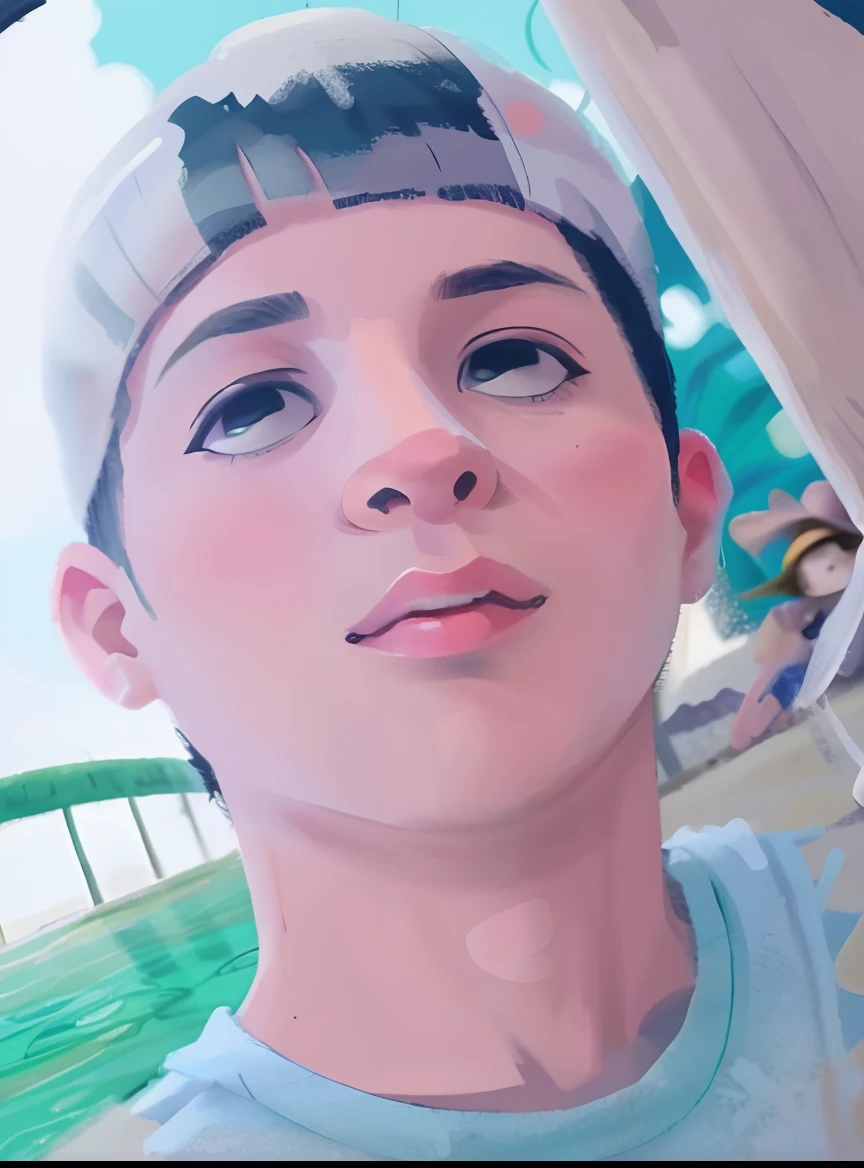 Desenho infantil com sombras simples