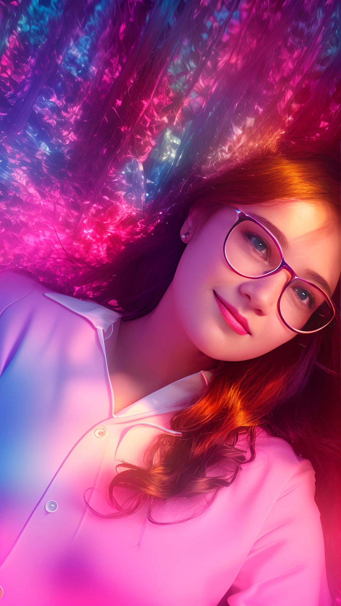 Cute colourfull beautiful 8k 3d model soft light