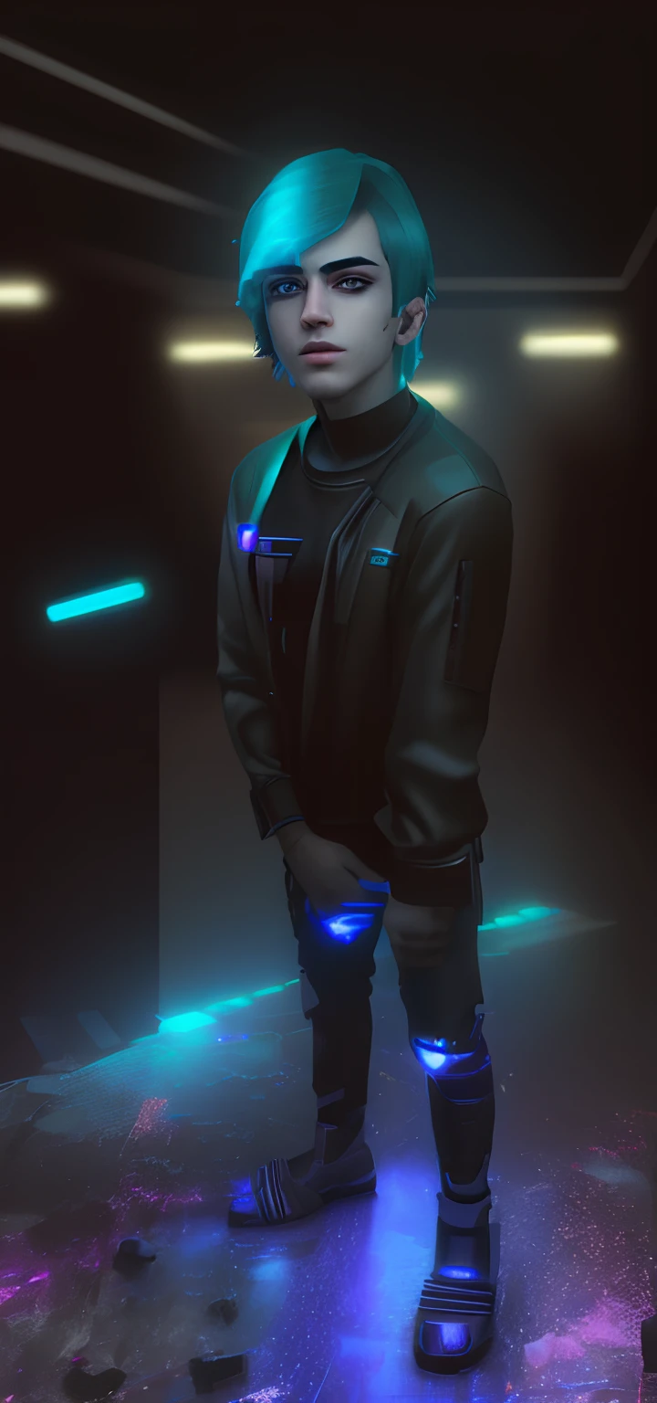 Change background cyberpunk handsome boy, realistic face, 8k, ultra realistic,