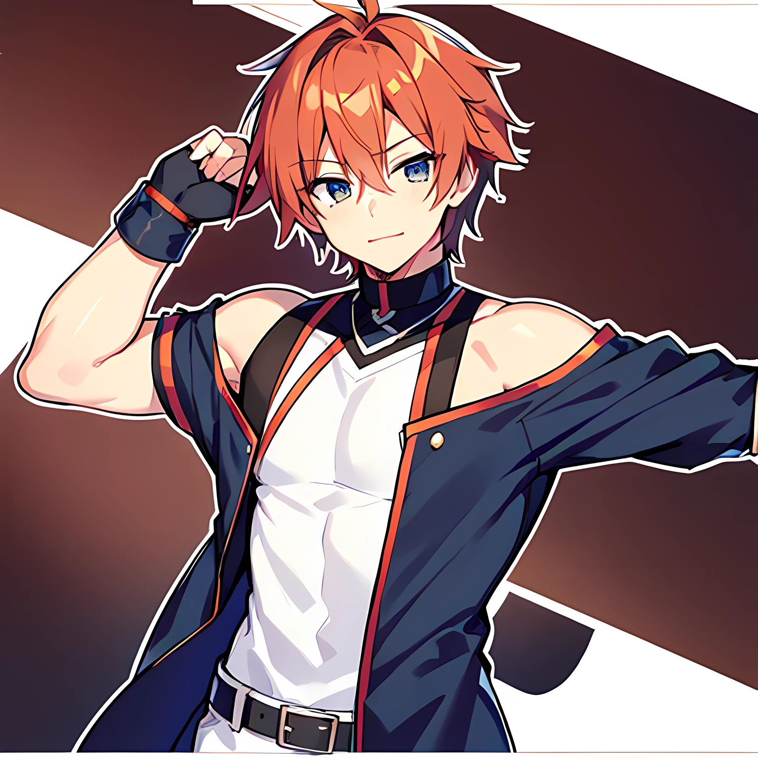 male, visual novel, (Male:1.3), cute, visual novel style, visual novel, shoulder up,