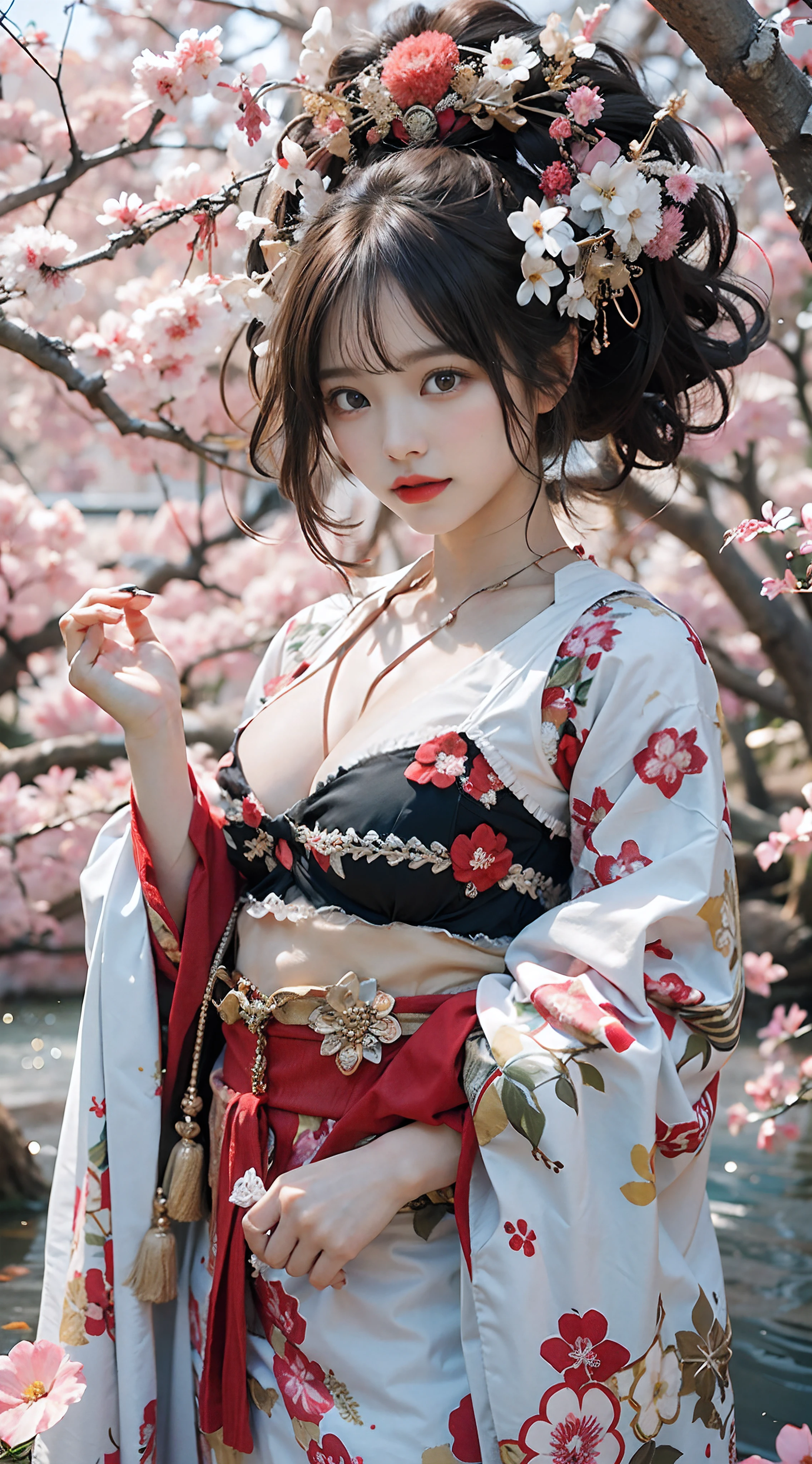 You can see the valley、The chest is exposed、tits out、large full breasts、An ultra-high picture quality、Natural Breast、