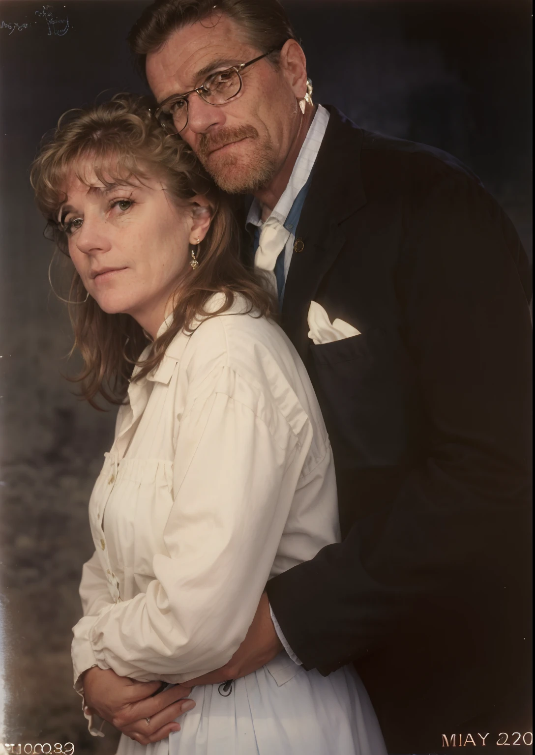 Il y a un homme et une femme posant pour une photo ensemble, Maman et Papa, Photo de mariage, Photo de profil, taken in the early 1990s, Photo prise en 2 0 2 0, Portrait photo of Sears in the 1990s, Photo 1 9 9 0 s, Color photo from the 90s, taken in the late 1980s, Portrait de couple