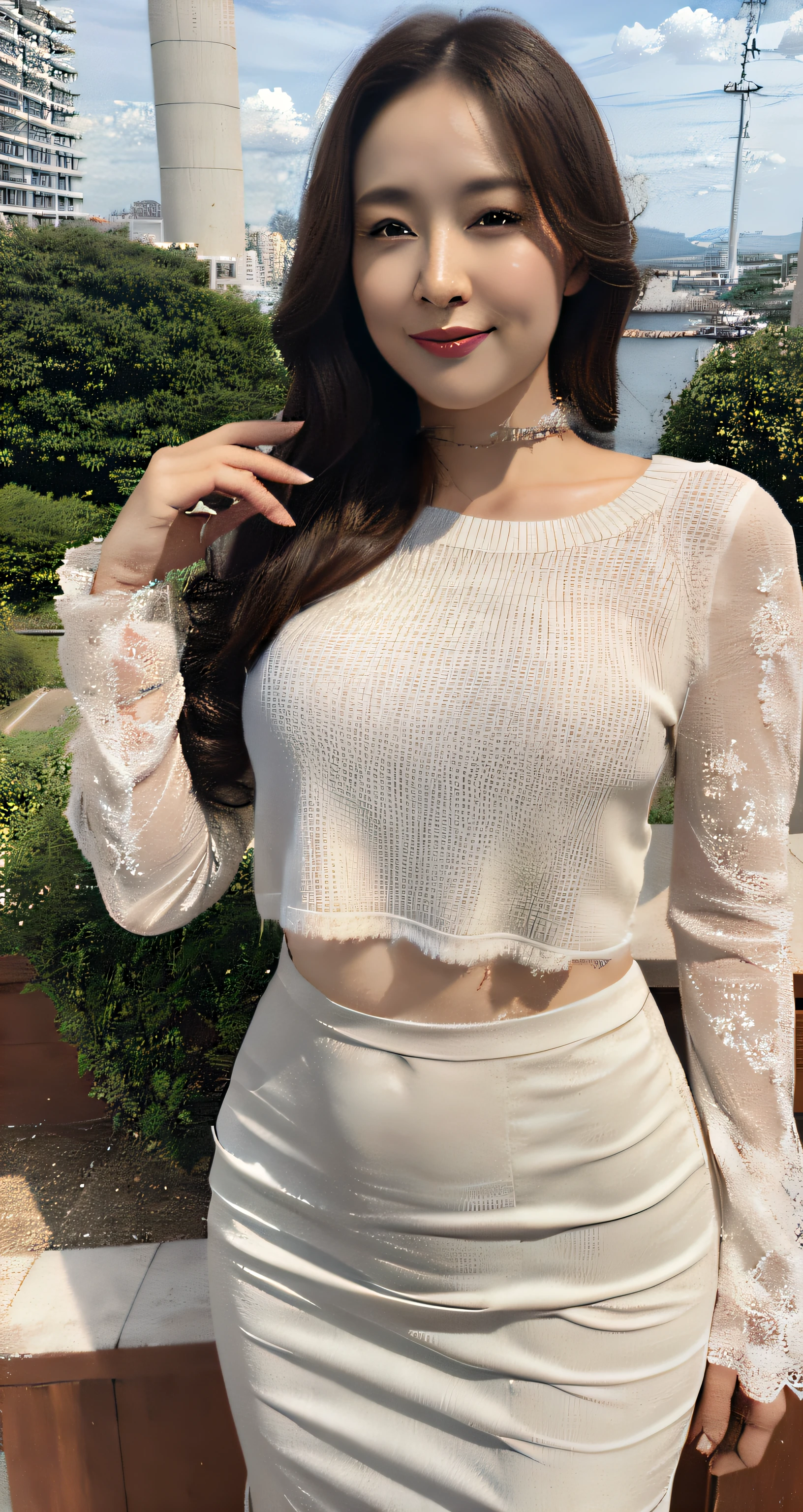 Clothes with round necks