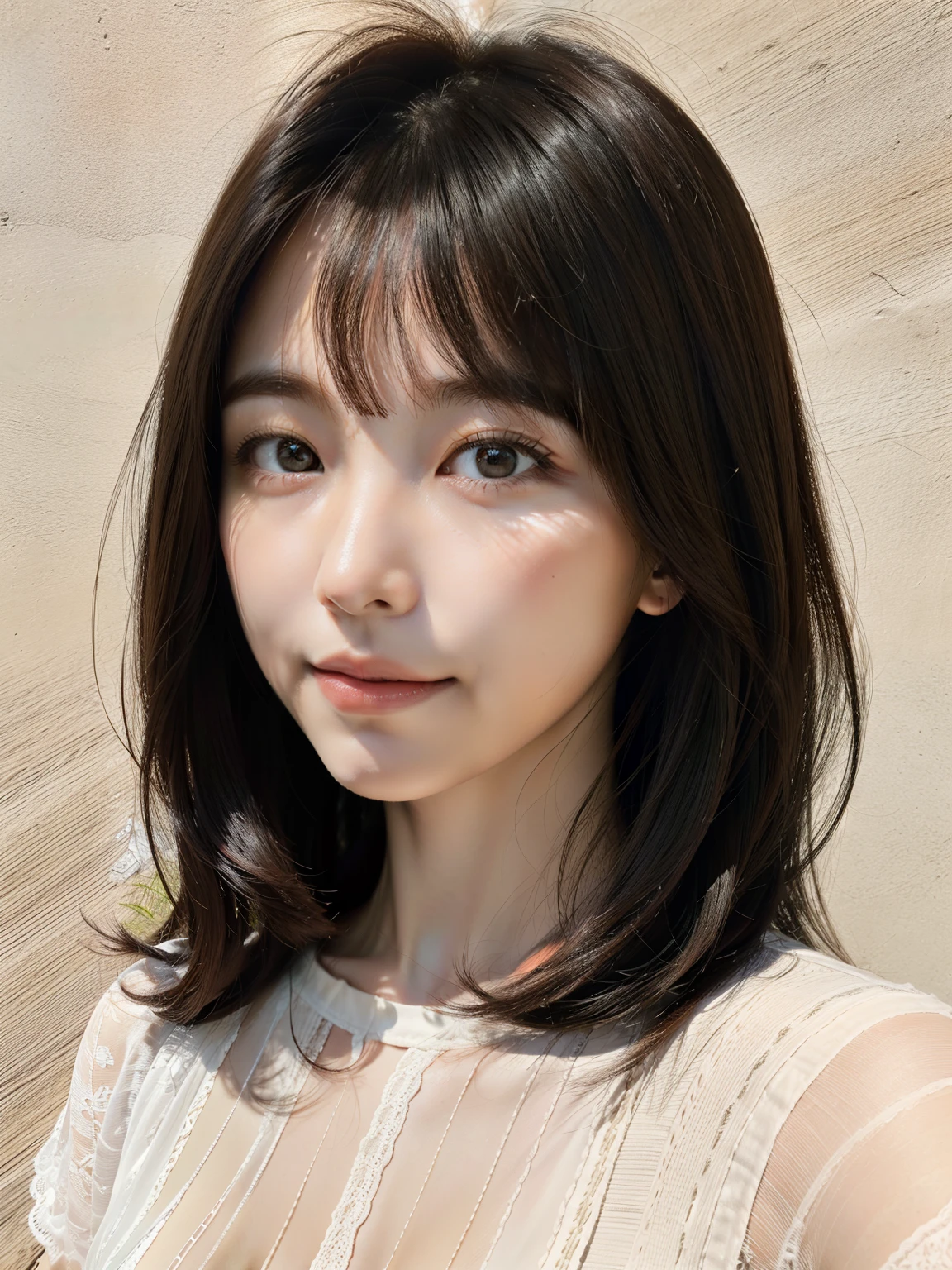 Beautiful detailed eyes,Beautiful details lips,extremely detailed eyes and face,long eyeslashes,(Best Quality,4k,8K,high resolucion,Masterpiece:1.2),Ultra-detailed,(realisitic,Photorealistic,Realistis:1.37),portrait of a,Soft lighting,vibrant colours,medium:Oil Painting,Natural environment,Green Garden (Green Garden),serene ambiance,happy expression,elegant dress,Sunlight pouring through the trees,comfortable posture,Graceful gestures,A subtle smile,Peaceful surroundings,Warm color palette,gentle breeze,Hidden paths,flowers blooming,Stunning panoramic views,Sublime beauty,tranquility,Pure joy,harmonious composition,tranquility,Harvest in nature,Spirited,reflection,Silent Contemplation,Hints of nostalgia,sharp detail,delicate brushwork,Excellent songwriting,Happy memories,subtle textures,Nature's whispers,Gentle femininity