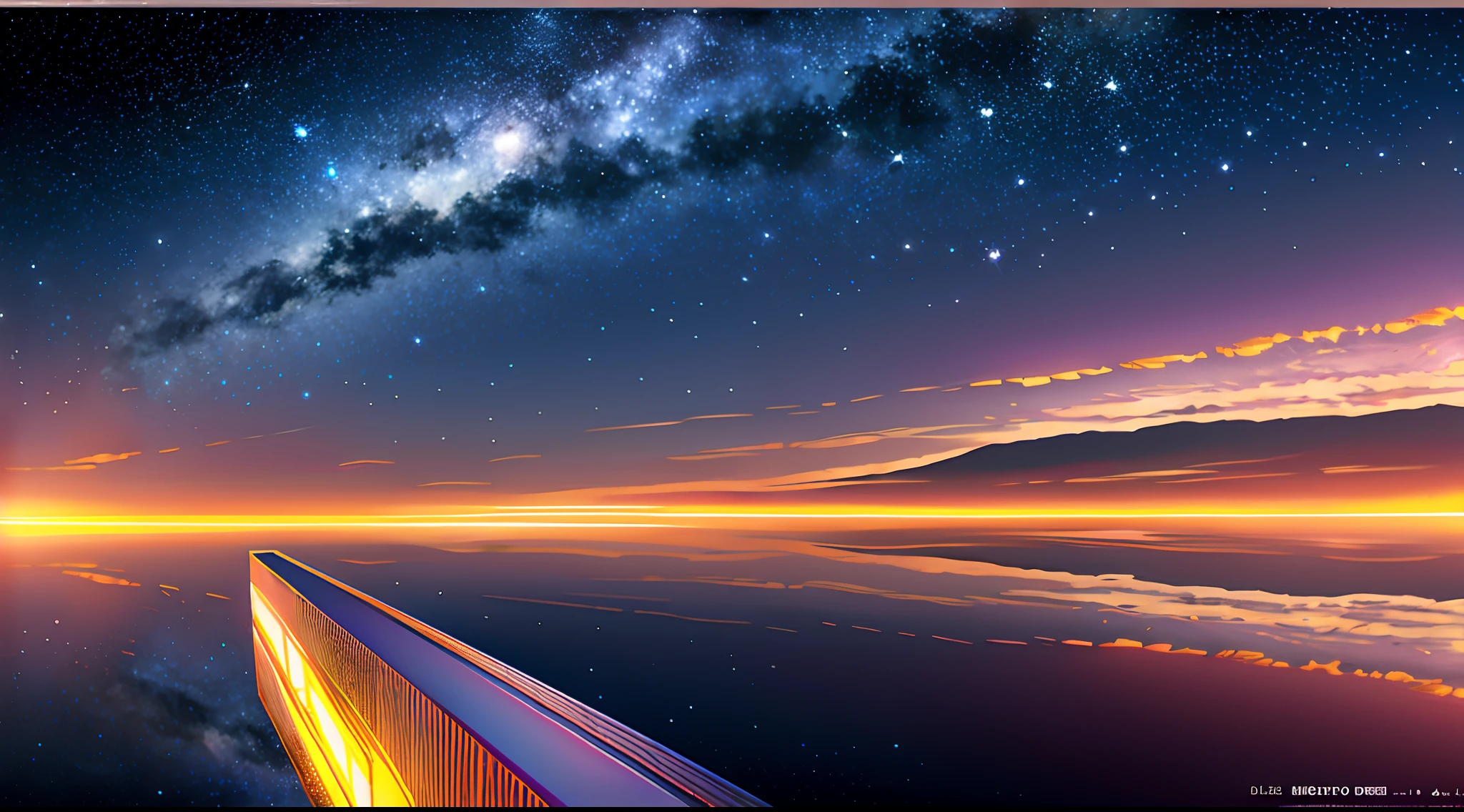 octane，As estrelas，scenecy，starrysky，the night，nigh sky，独奏，exteriors，​​clouds，galactic，siluette，